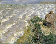 Claude Monet Rising Tide at Pourville Germany oil painting artist